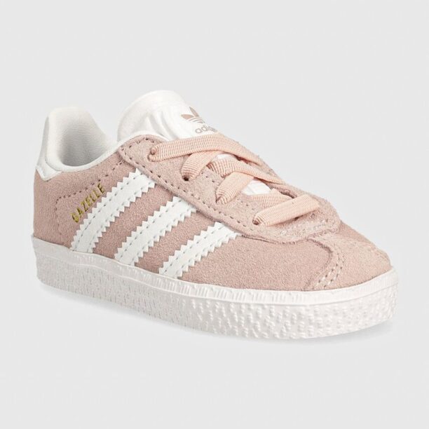 adidas Originals sneakers pentru copii GAZELLE CF EL culoarea roz