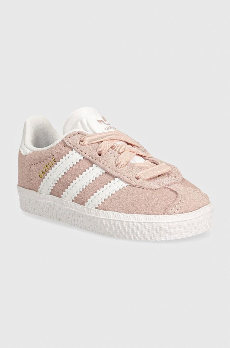 adidas Originals sneakers pentru copii GAZELLE CF EL culoarea roz