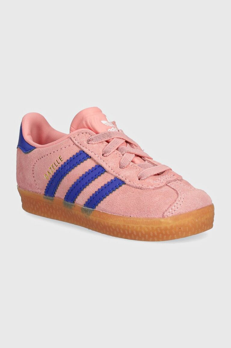 adidas Originals sneakers pentru copii GAZELLE CF EL culoarea roz