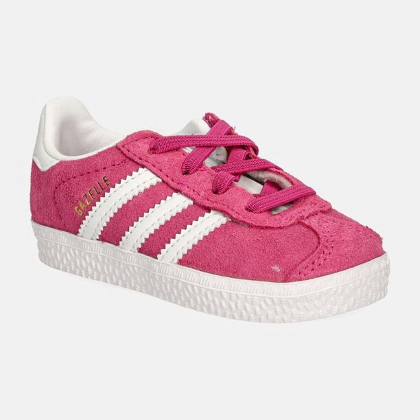 adidas Originals sneakers pentru copii GAZELLE CF EL culoarea violet