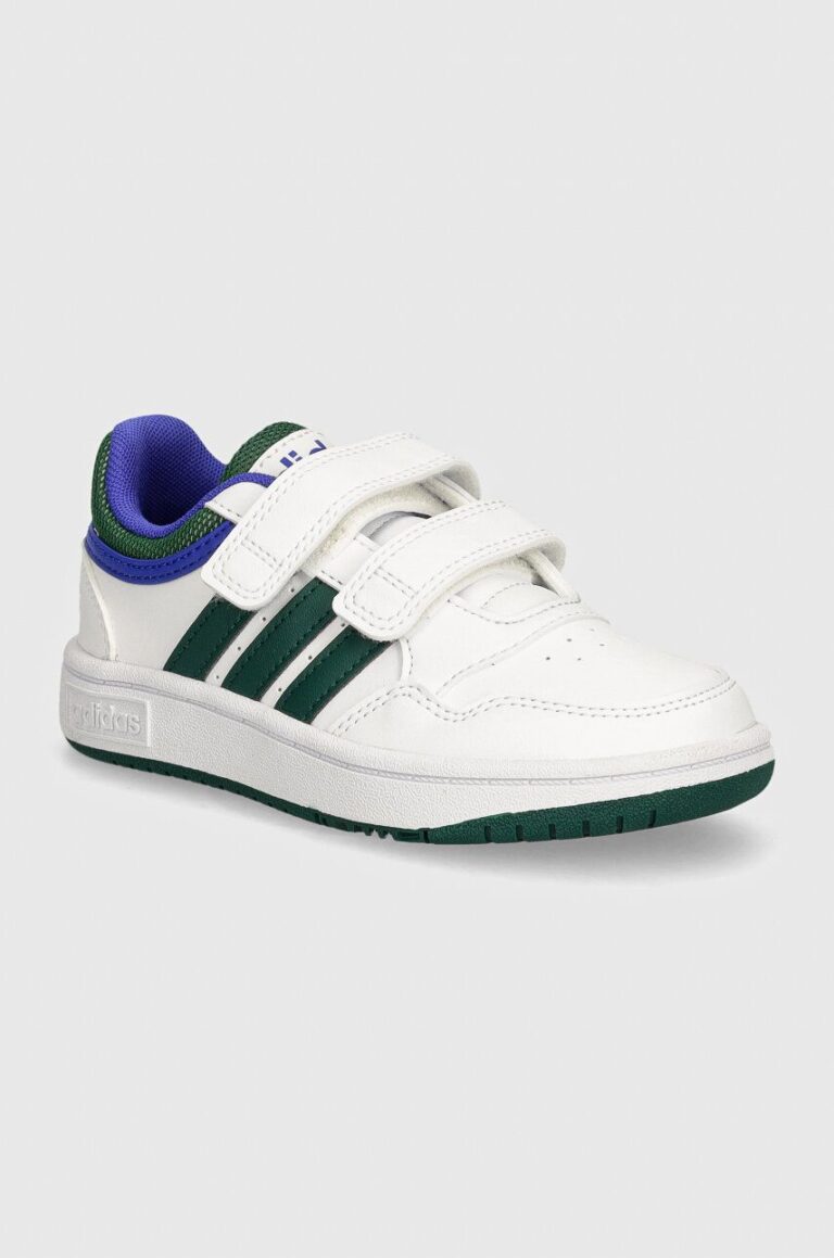 adidas Originals sneakers pentru copii HOOPS 3.0 CF C culoarea alb