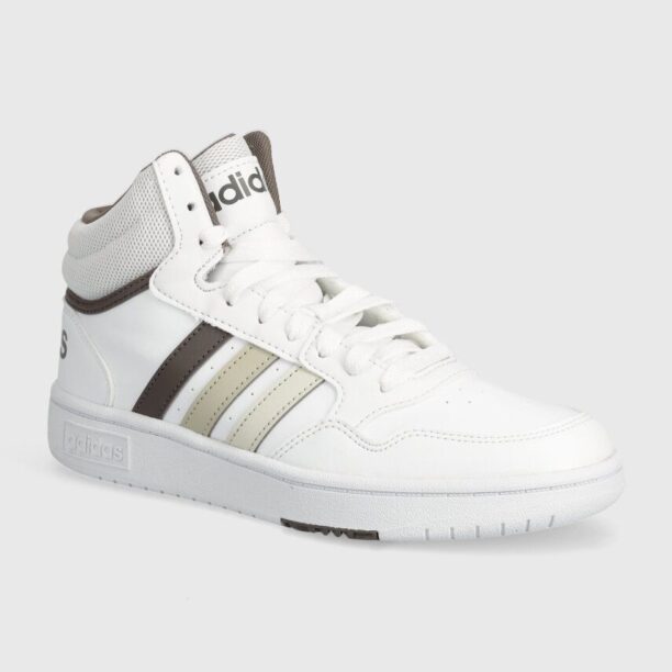 adidas Originals sneakers pentru copii HOOPS 3.0 MID culoarea alb