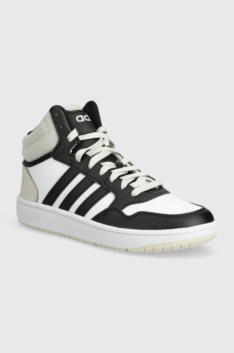 adidas Originals sneakers pentru copii HOOPS 3.0 MID culoarea negru