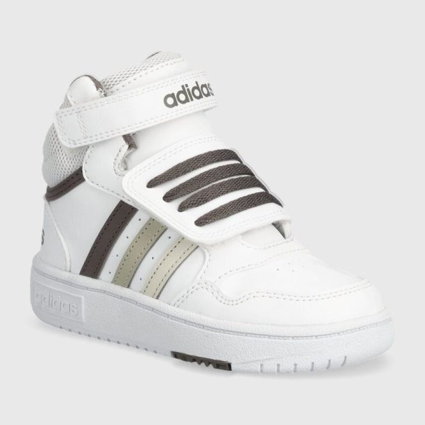 adidas Originals sneakers pentru copii HOOPS MID 3.0 AC culoarea alb