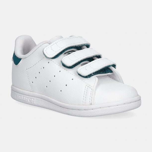 adidas Originals sneakers pentru copii STAN SMITH CF culoarea alb