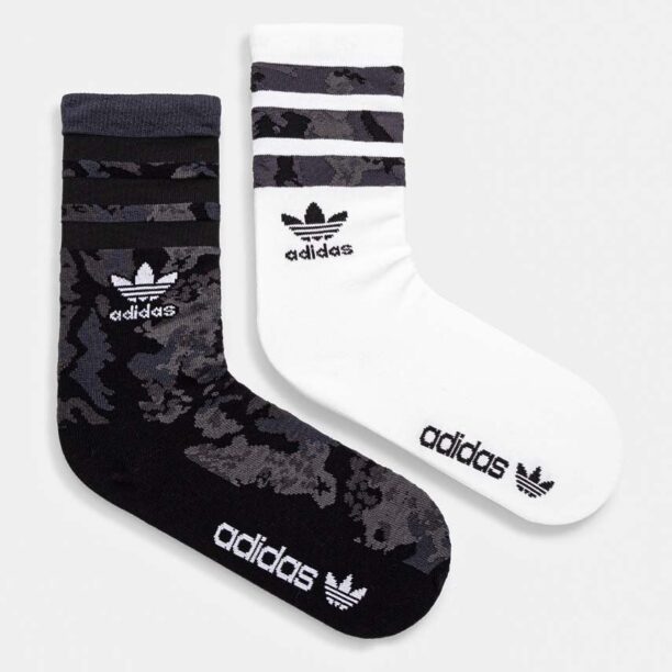 adidas Originals sosete 2-pack culoarea negru