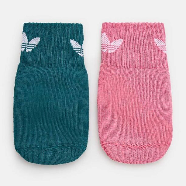 adidas Originals sosete copii ANT SLIP SOCK 2-pack culoarea roz