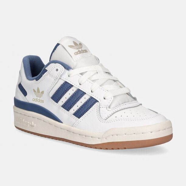 adidas Originals teniși din piele copii FORUM LOW CL culoarea alb