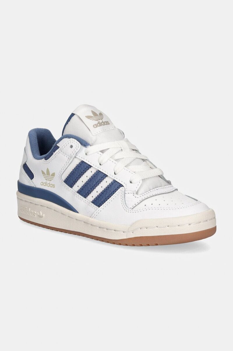 adidas Originals teniși din piele copii FORUM LOW CL culoarea alb