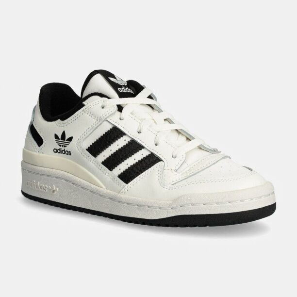 adidas Originals teniși din piele copii FORUM LOW CL culoarea alb