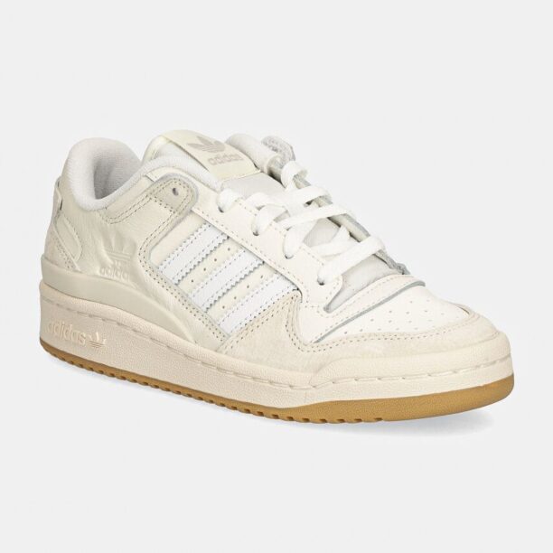 adidas Originals teniși din piele copii FORUM LOW CL culoarea bej