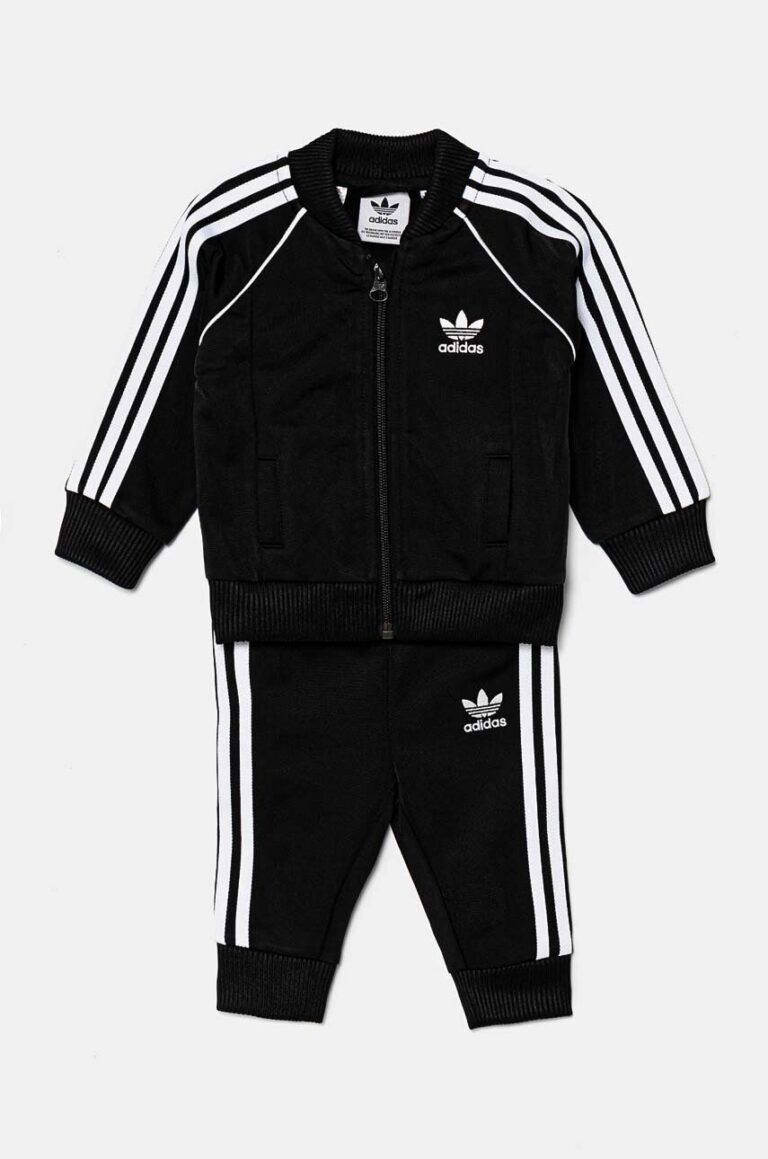 adidas Originals trening bebelusi SST TRACKSUIT culoarea negru