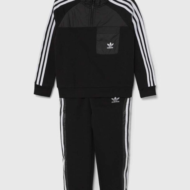 adidas Originals trening copii CREW SET HZ culoarea negru