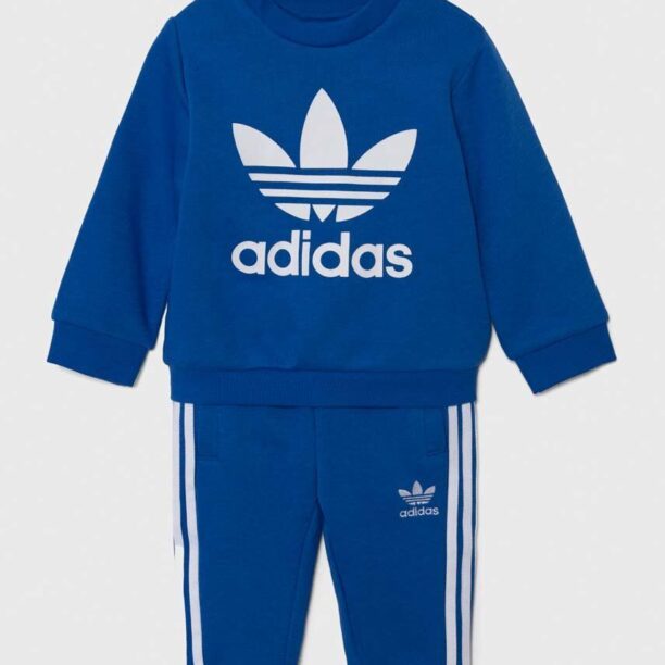 adidas Originals trening copii CREW SET culoarea albastru marin