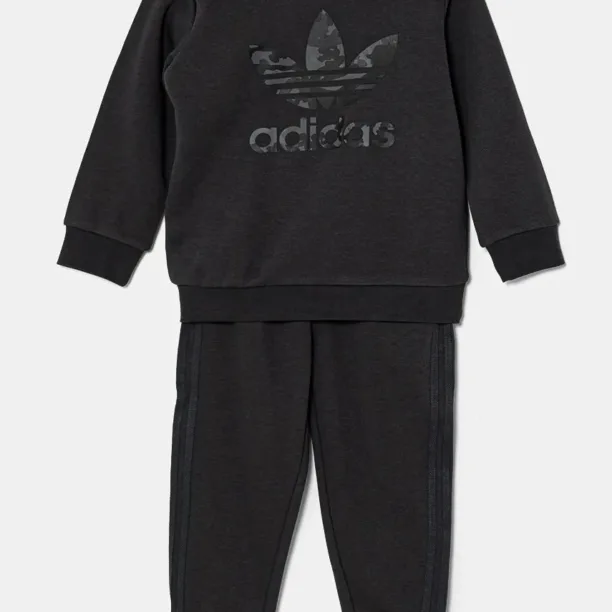 adidas Originals trening copii CREW SET culoarea gri