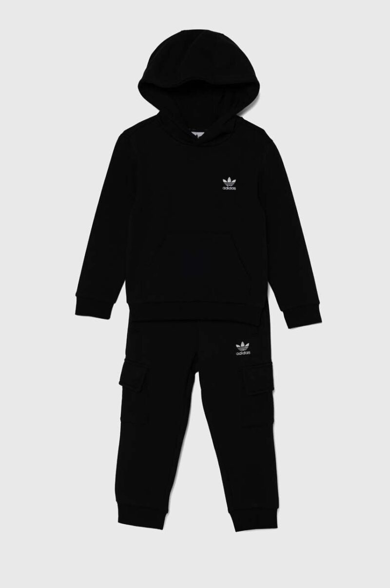 adidas Originals trening copii HOODIE FZ CARGO culoarea negru