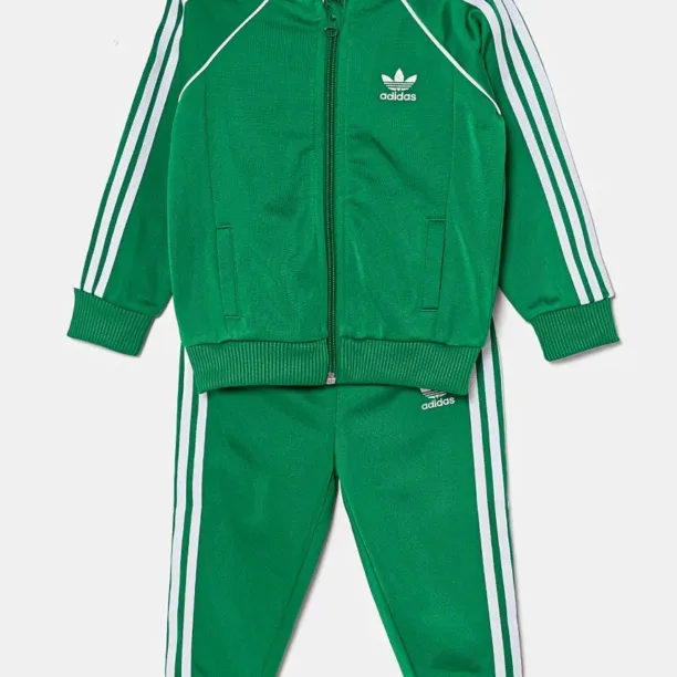 adidas Originals trening copii SST TRACKSUIT culoarea verde