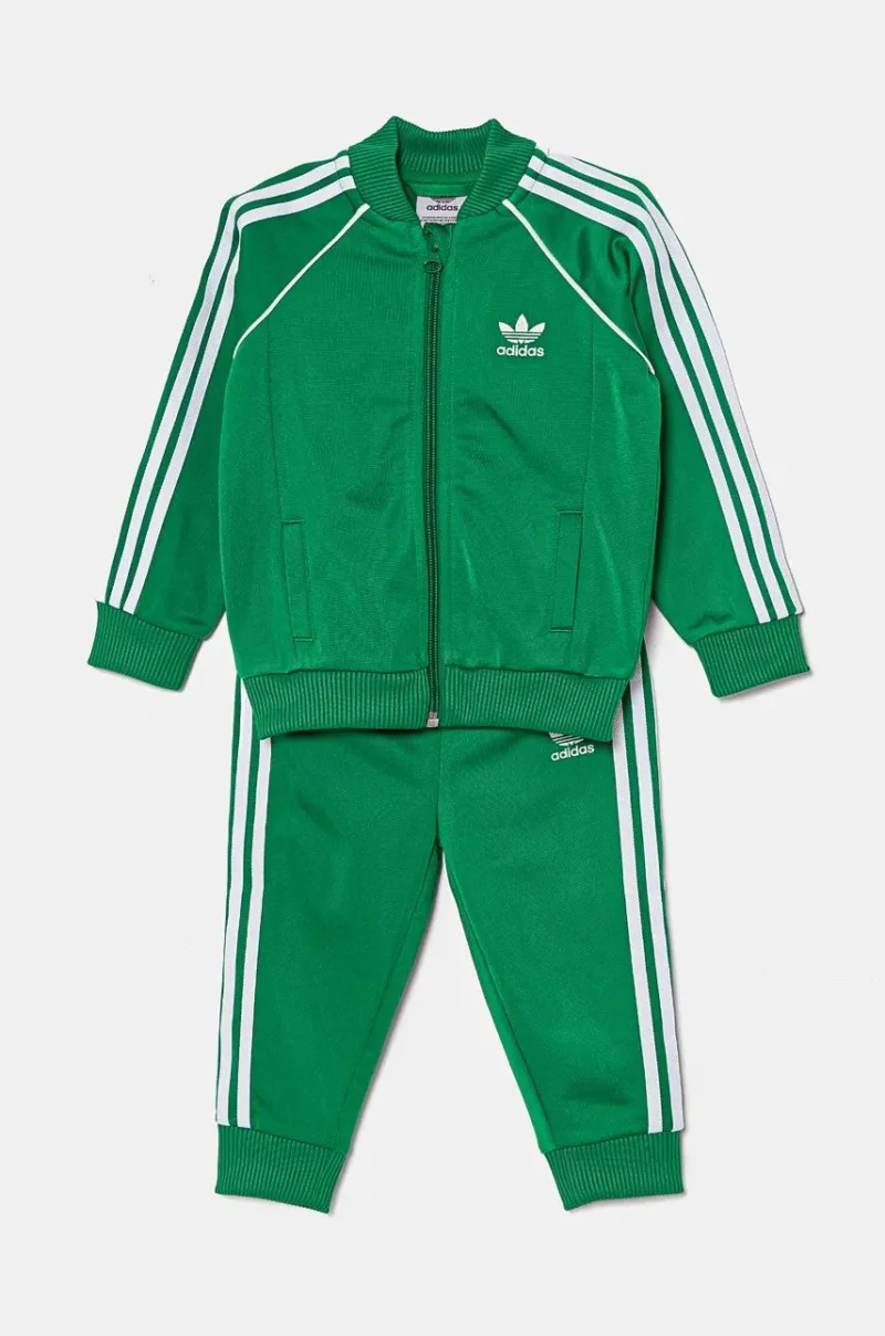 adidas Originals trening copii SST TRACKSUIT culoarea verde