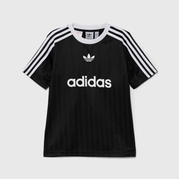 adidas Originals tricou copii culoarea negru