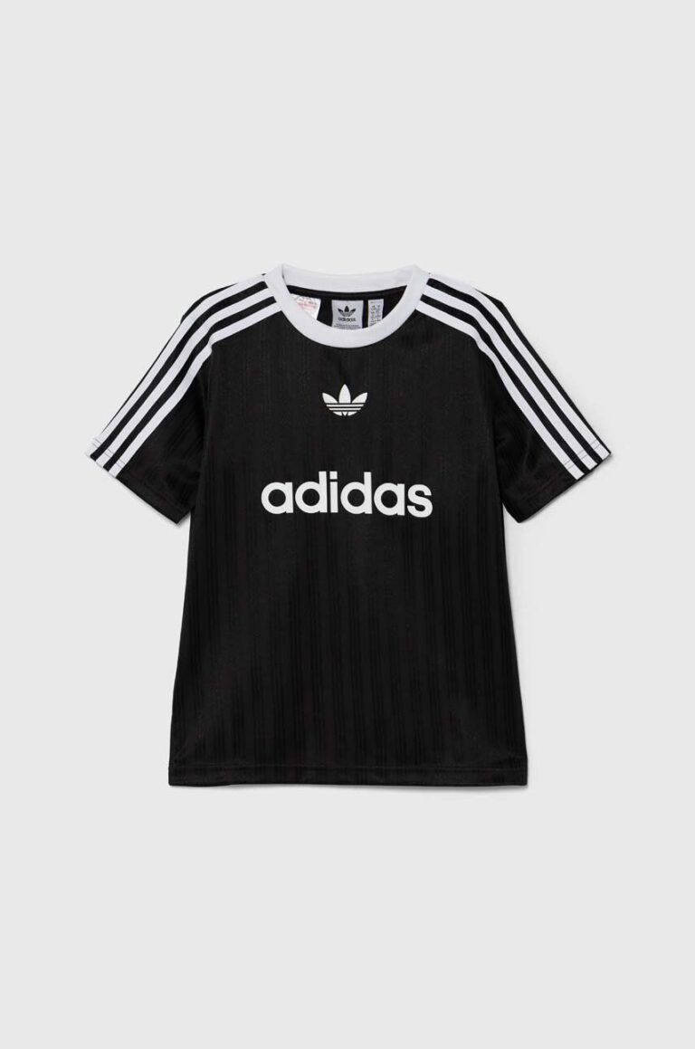 adidas Originals tricou copii culoarea negru