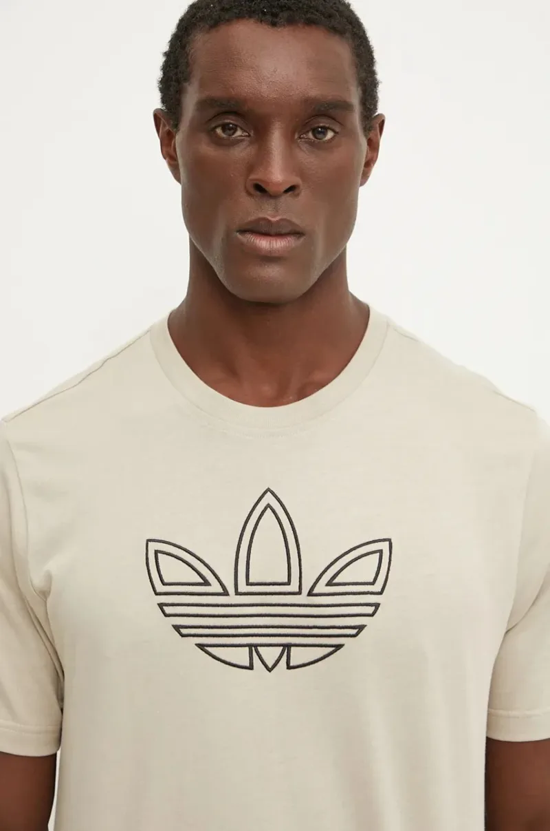 adidas Originals tricou din bumbac Outline Tee barbati