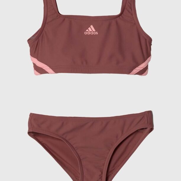 adidas Performance costum de baie pentru copii din două piese 3S BIKINI culoarea roz