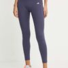 adidas Performance leggins de antrenament Strength culoarea violet