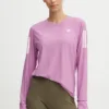 adidas Performance longsleeve pentru alergare Own The Run culoarea violet