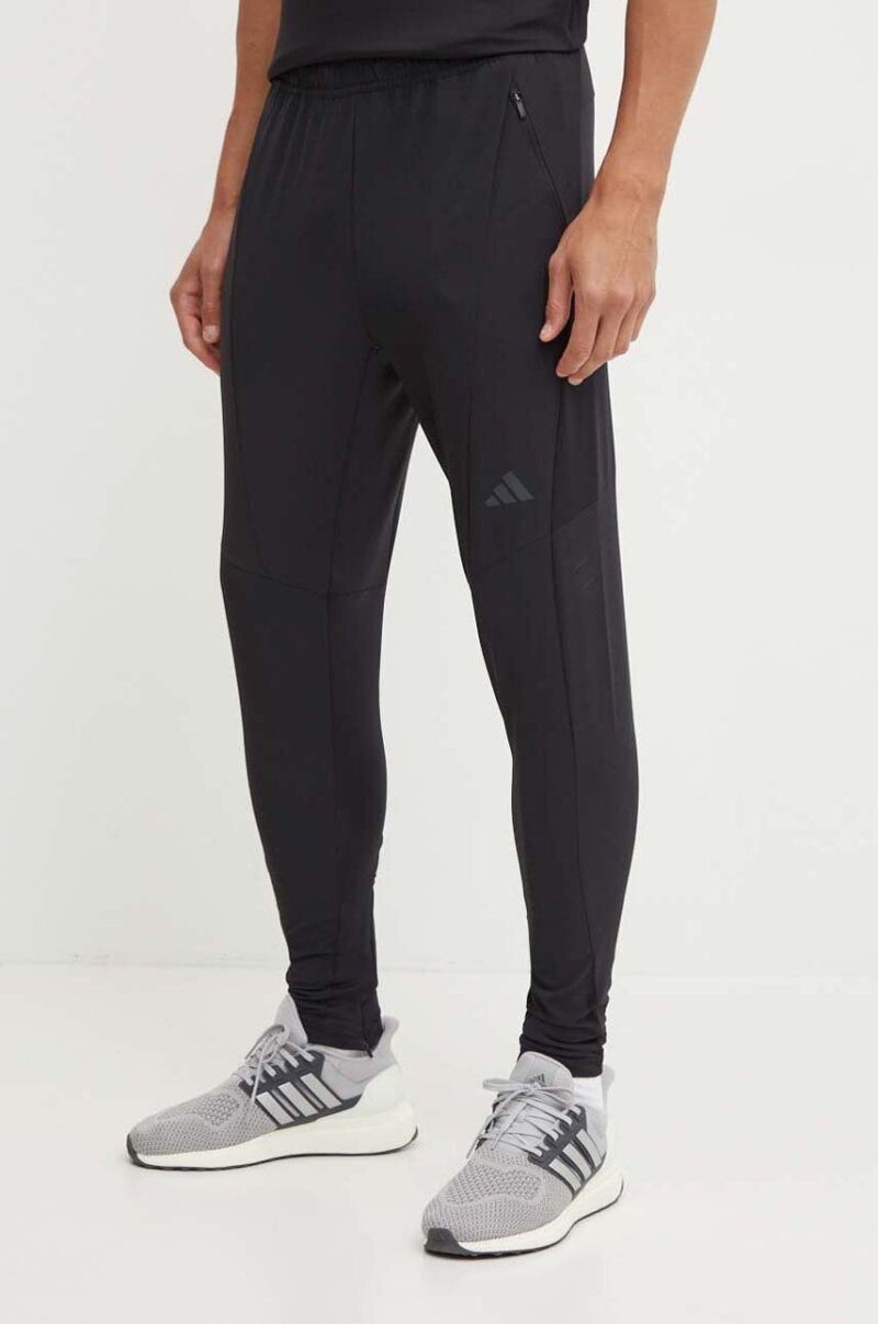 adidas Performance pantaloni de antrenament Designed for Training culoarea negru