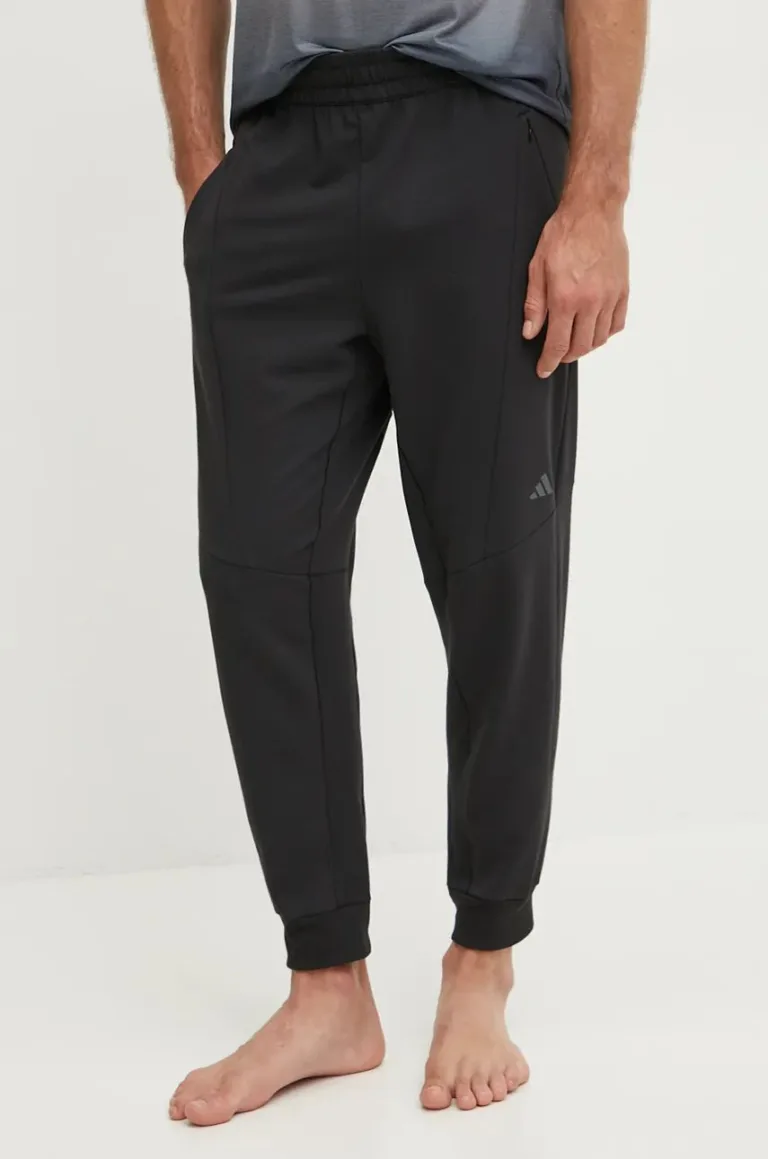 adidas Performance pantaloni de antrenament Designed for Training culoarea negru