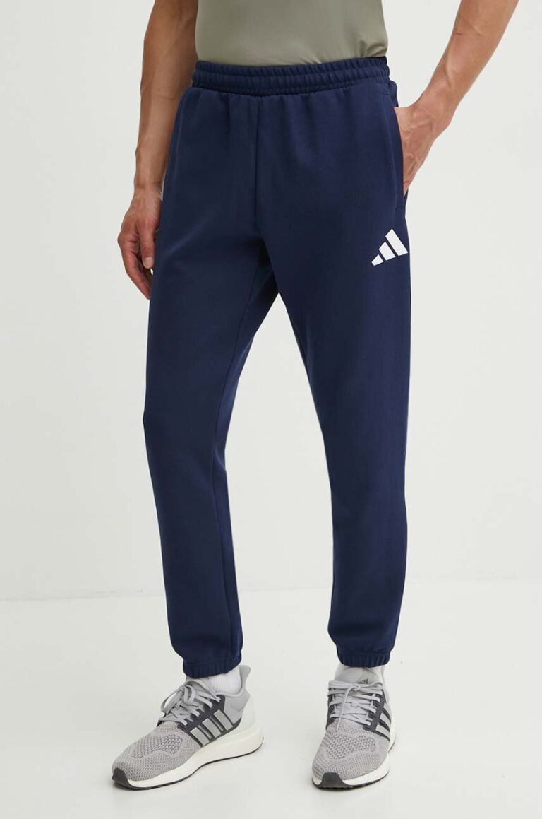 adidas Performance pantaloni de trening Polska culoarea albastru marin