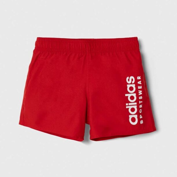 adidas Performance pantaloni scurti de baie copii ESS L CLX SHORT culoarea rosu