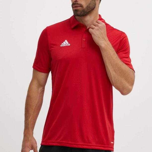 adidas Performance polo de antrenament Entrada 22 culoarea rosu