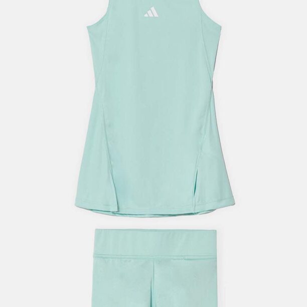 adidas Performance rochie fete G CLUB DRESS culoarea turcoaz