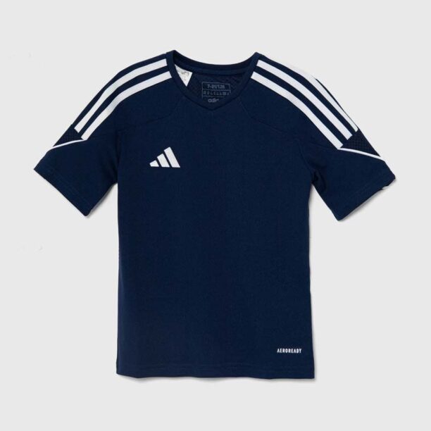 adidas Performance tricou copii TIRO 23SY culoarea albastru marin