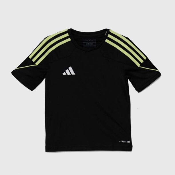 adidas Performance tricou copii TIRO 23SY culoarea negru