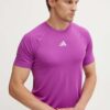 adidas Performance tricou de antrenament Gym+ culoarea violet