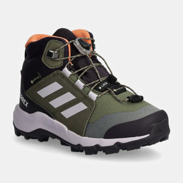 adidas TERREX pantofi copii TERREX MID GTX culoarea verde