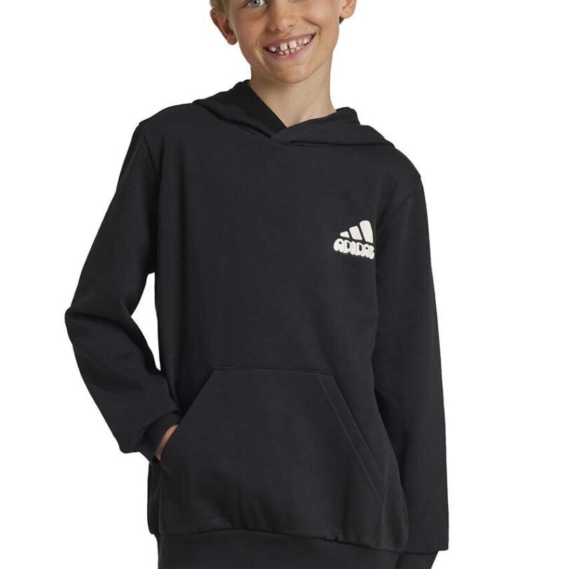 adidas bluza copii DOODLE PACK HD culoarea negru