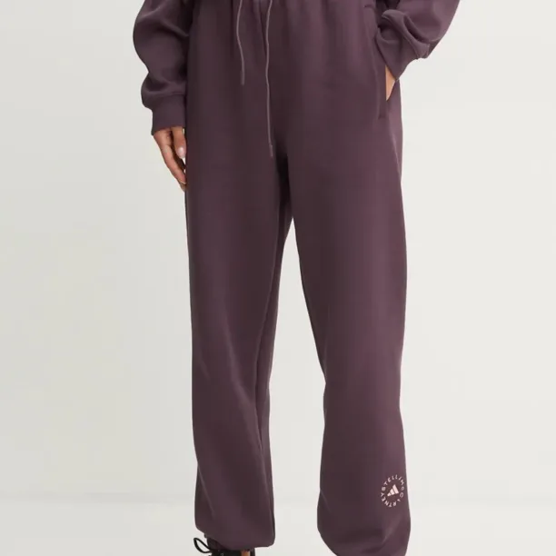 adidas by Stella McCartney pantaloni de trening culoarea violet