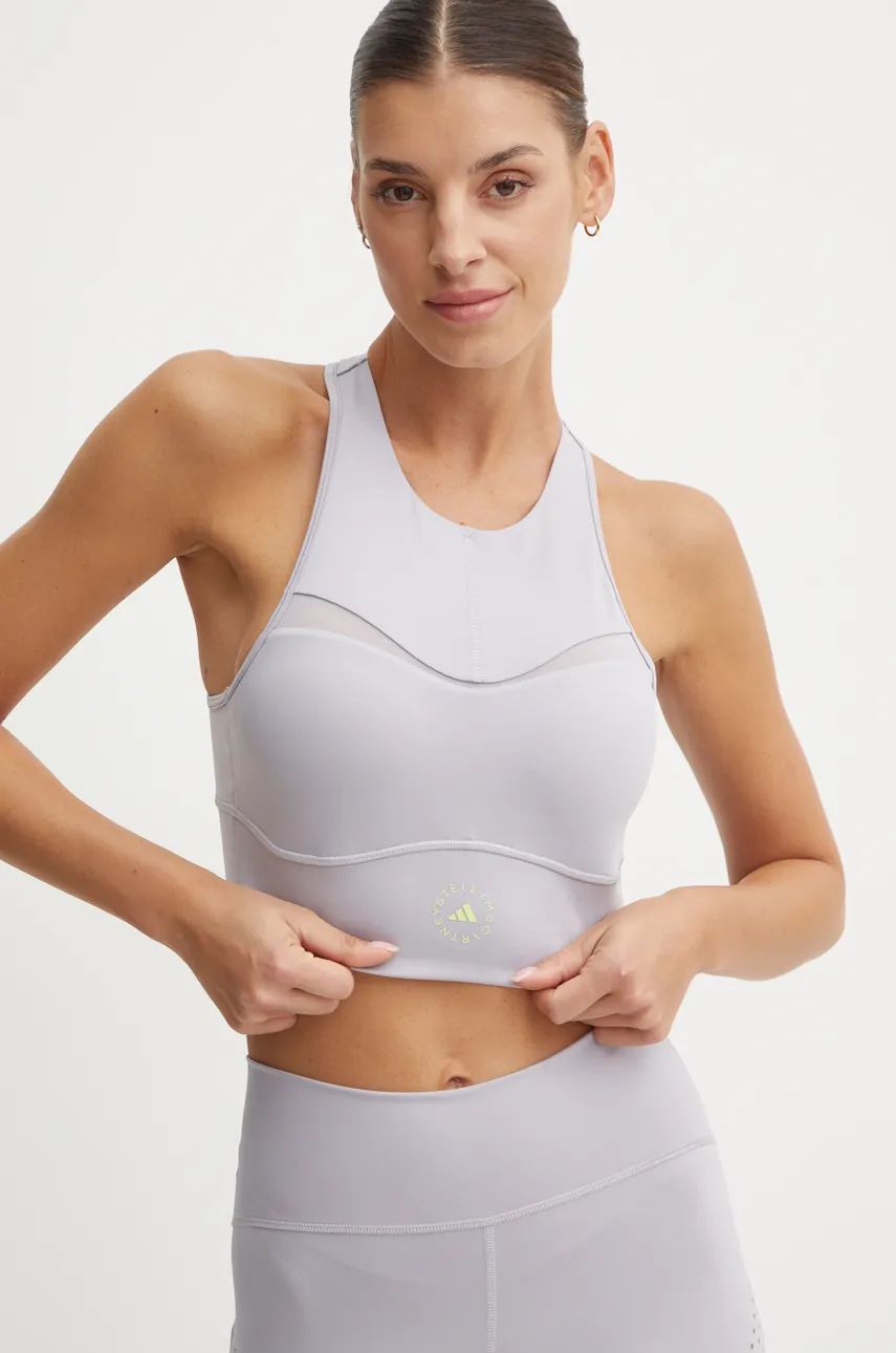 adidas by Stella McCartney sutien sport TruePurpose culoarea violet