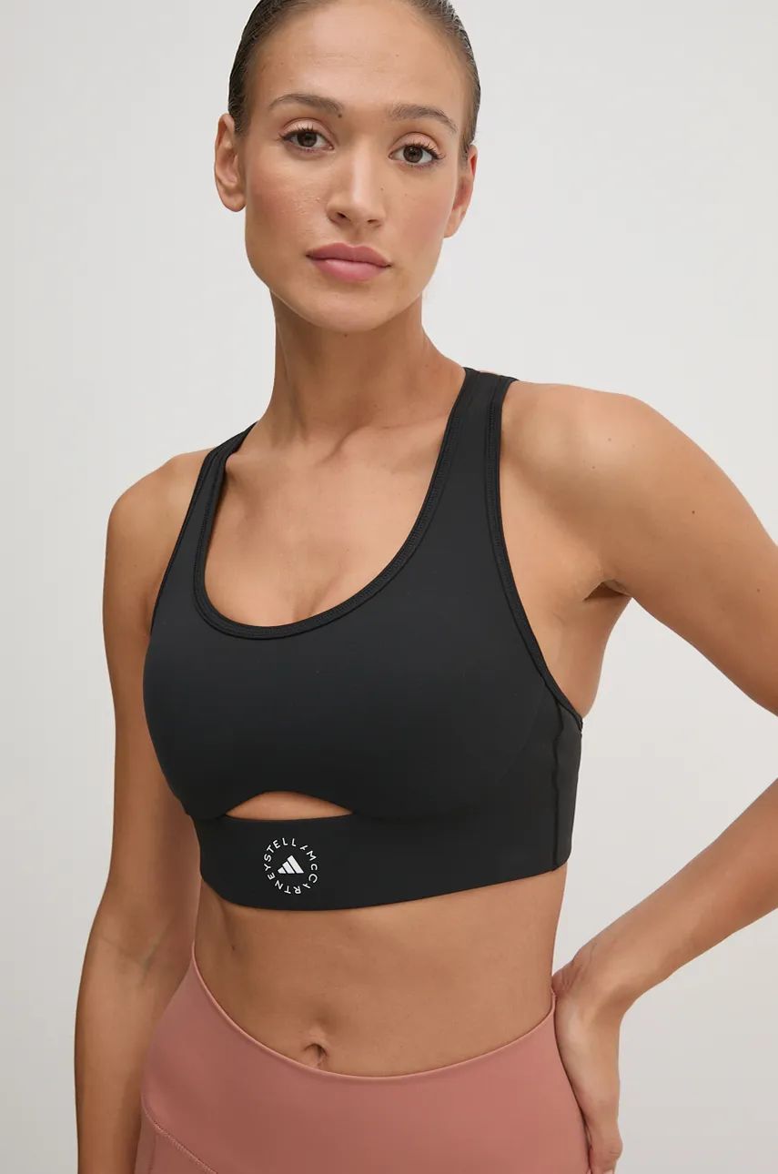 adidas by Stella McCartney sutien sport TrueStrenght culoarea negru