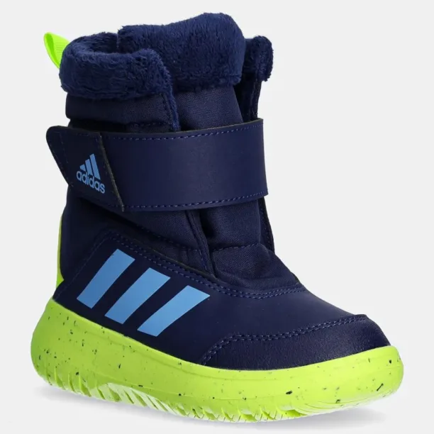 adidas cizme de iarna copii Winterplay culoarea albastru marin