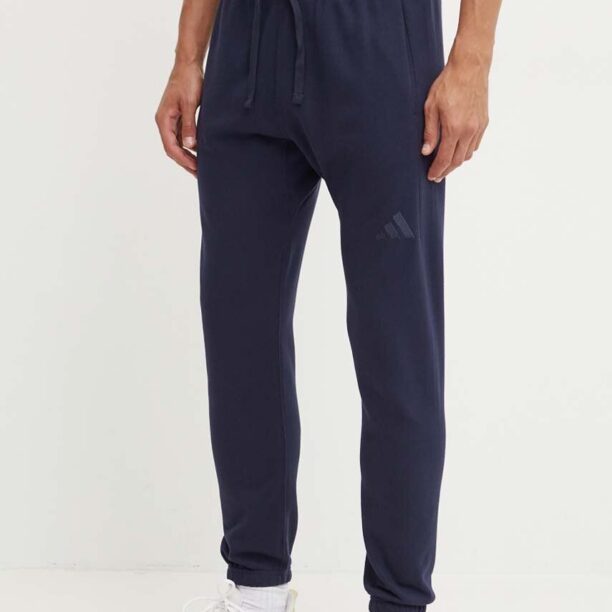 adidas pantaloni de trening All SZN culoarea albastru marin