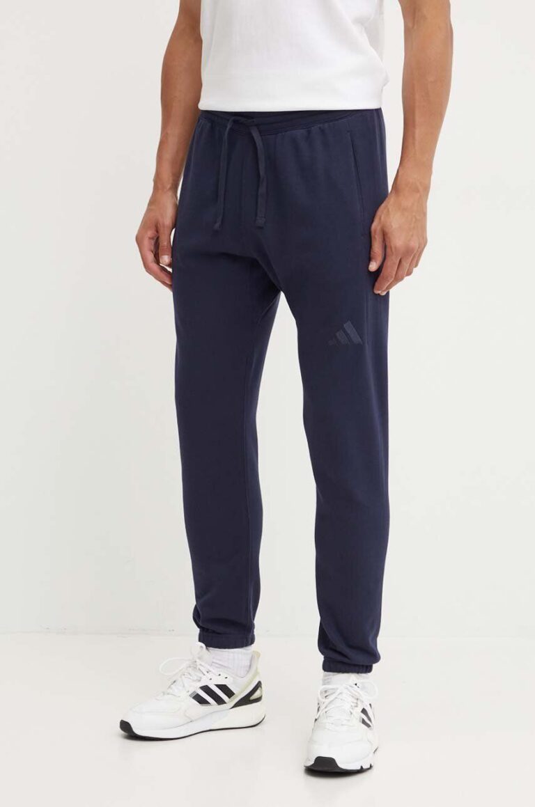 adidas pantaloni de trening All SZN culoarea albastru marin