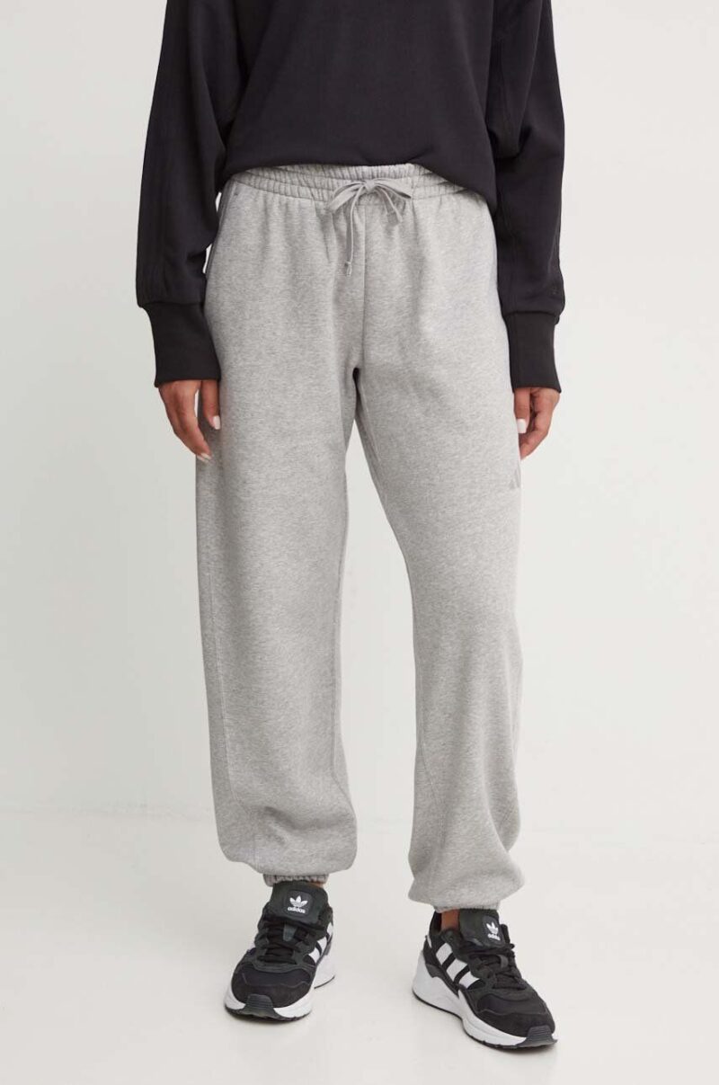 adidas pantaloni de trening All SZN culoarea gri