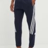 adidas pantaloni de trening Future Icons culoarea albastru marin