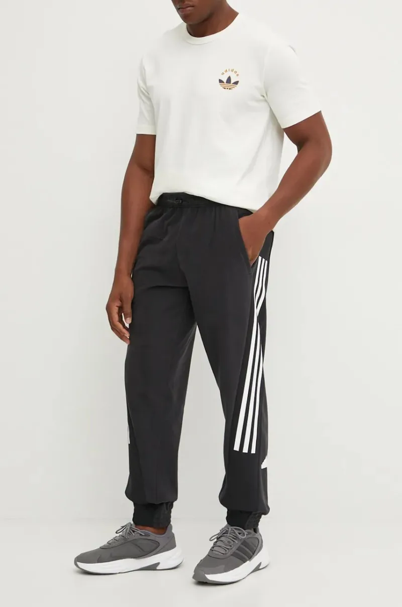 adidas pantaloni de trening Future Icons culoarea negru