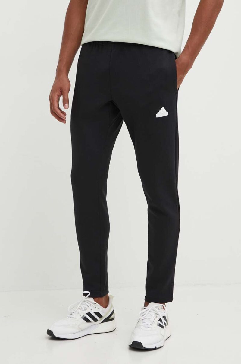 adidas pantaloni de trening Future Icons culoarea negru