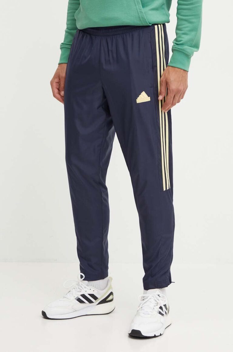 adidas pantaloni de trening Tiro culoarea albastru marin